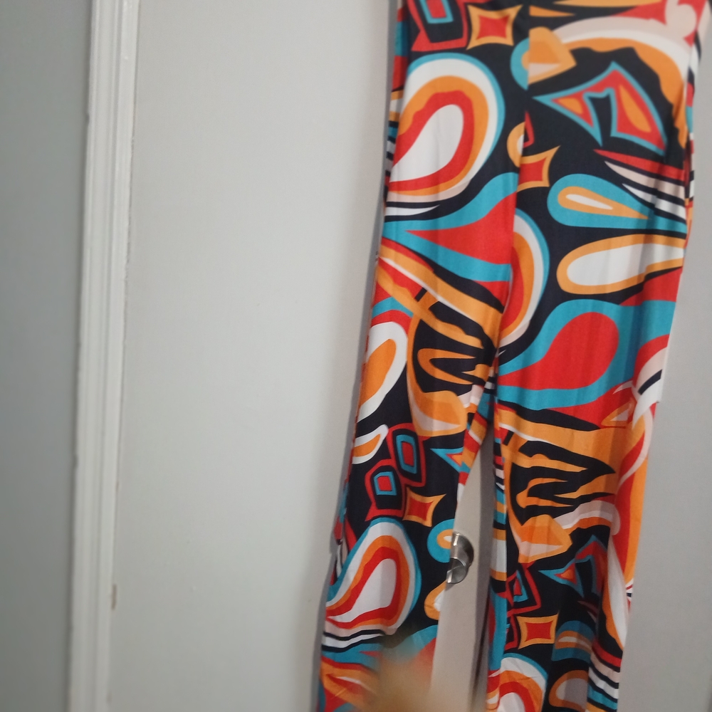 Colorful Abstract Patterned Pants